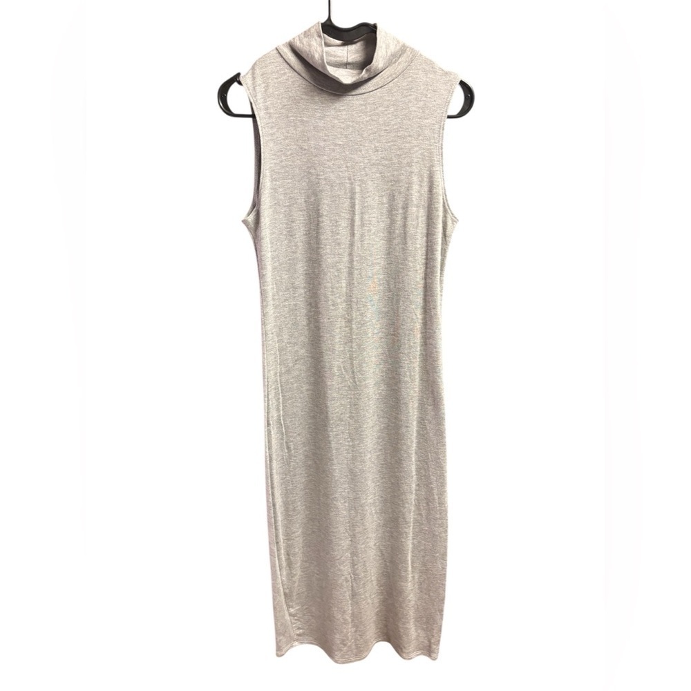 Chic Stretch Sleeveless Gray Maxi Dress by Antistar | Size M | Basic Cottagecore
